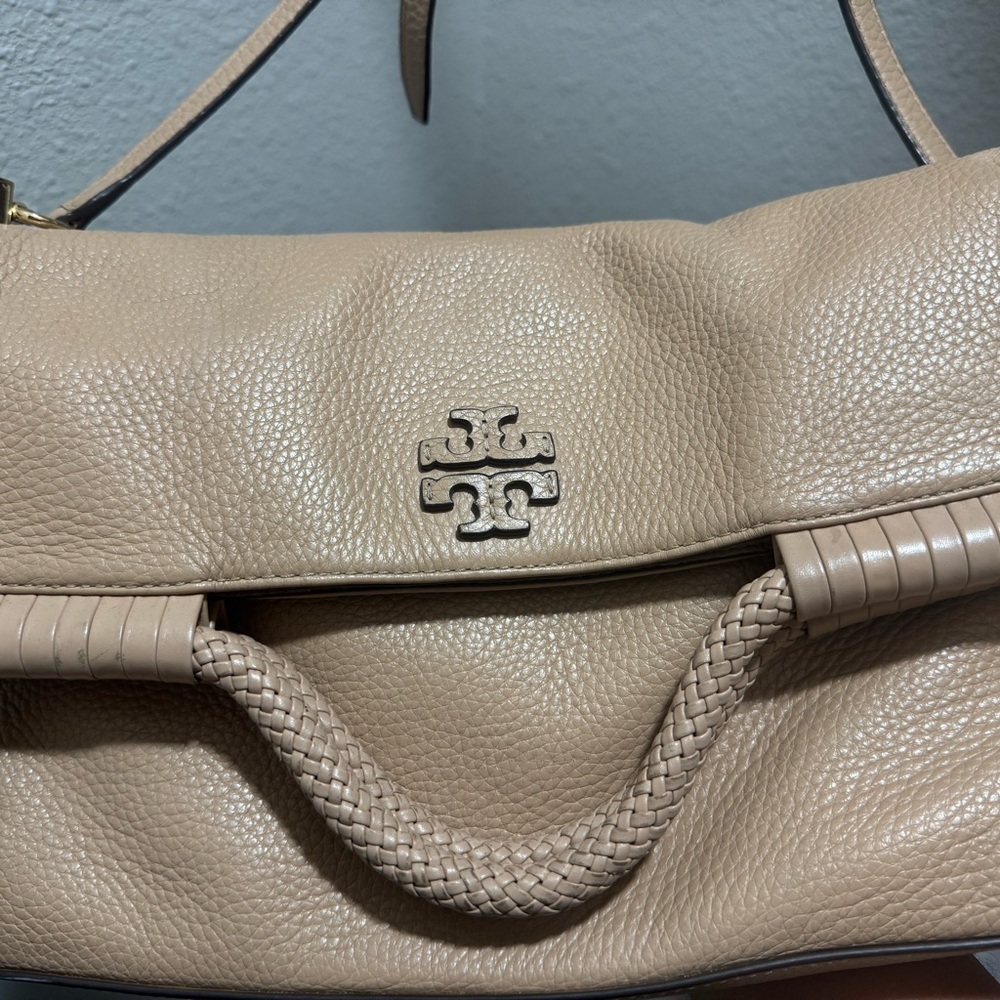 Tory Burch Tan Taylor Convertible Bag